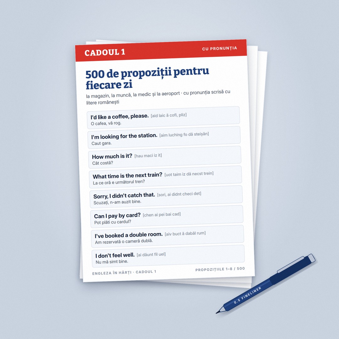 500 de propoziții pentru fiecare zi