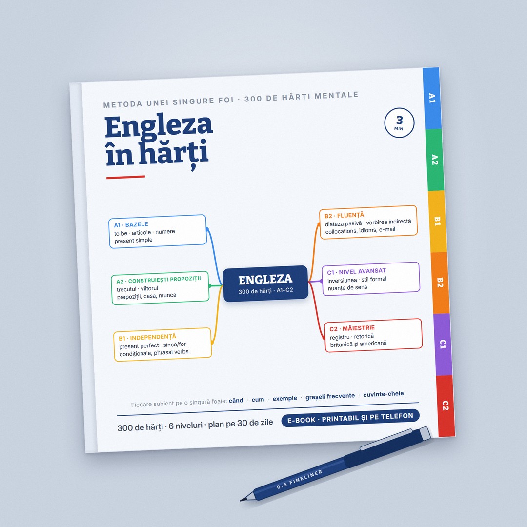 Engleza în hărți